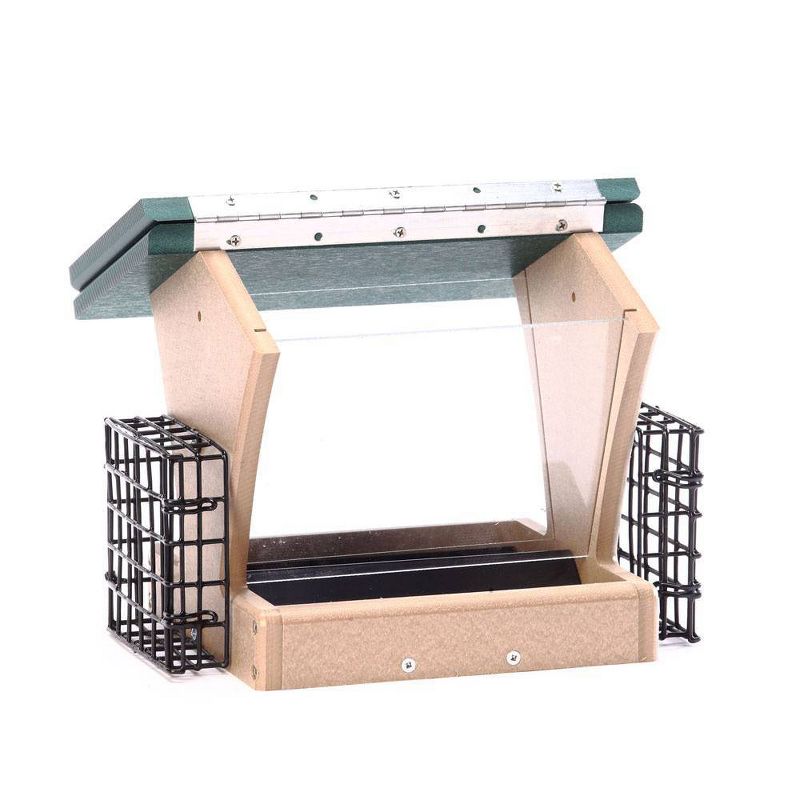 Birds Choice Cage Feeder with Base and Roof Top Bird Feeder
