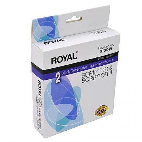 Royal Consumer Information Products 013045 Scriptor & Scriptor II Typewriter Ribbons, 2 Pack