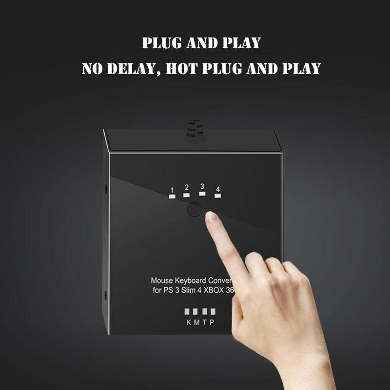 Mouse Keyboard Converter Adapter for PS4/PS3/XBO XONE/XBOX 360 Nintend Switch  Mice Keyboard Converter