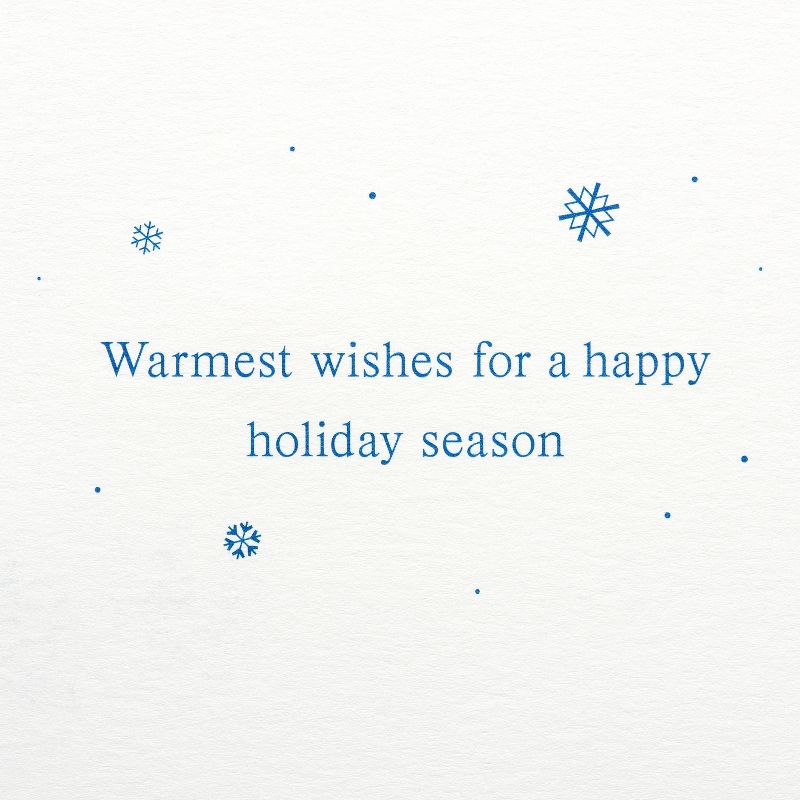 Papyrus Allegro Snowflakes Blue Card Pack