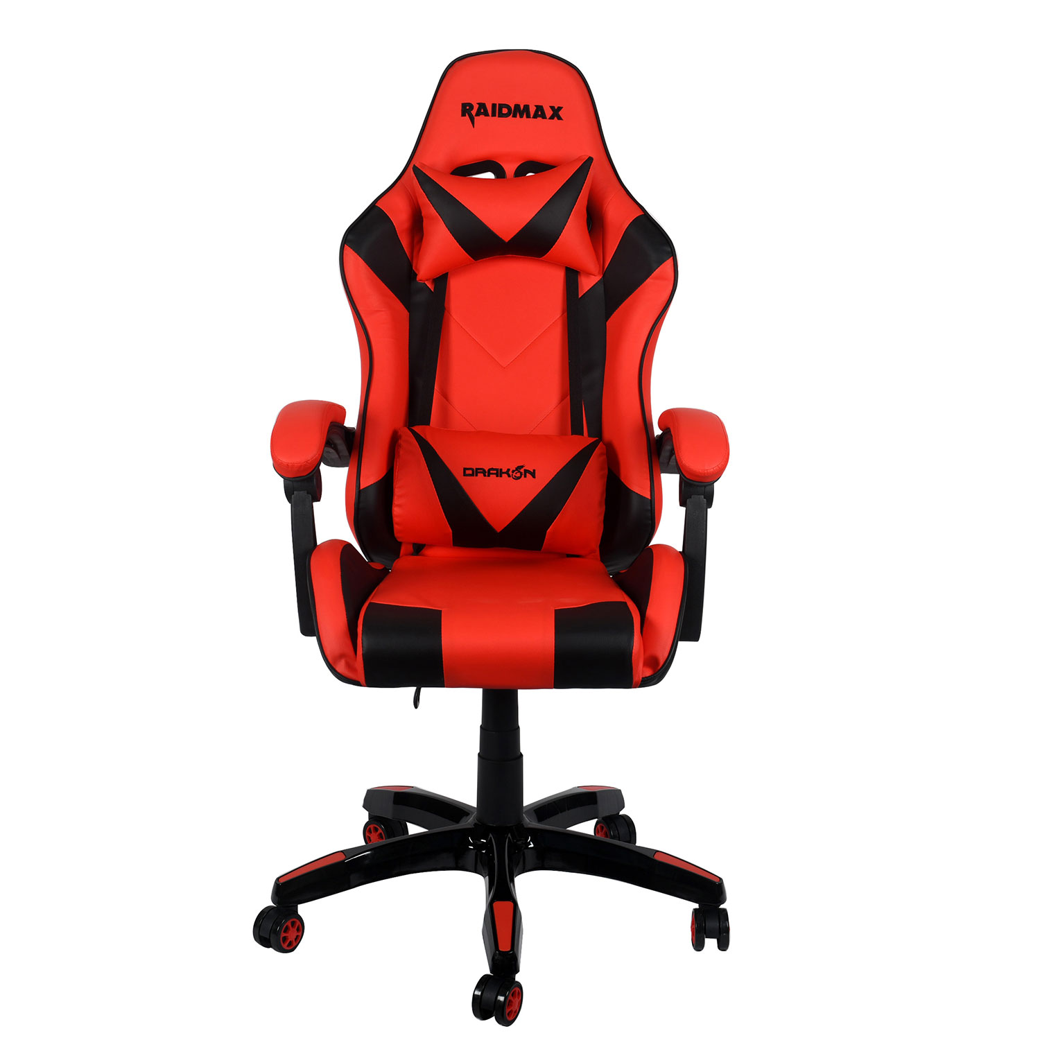 Drakon Gaming Chair Ergonomic Racing Style Pu Leather Bucket Seat, Headrest and Lumber Support