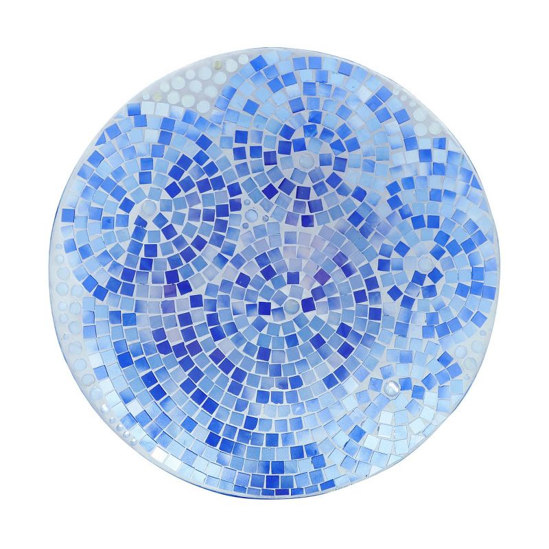 13.5" Classic II Antique Copper Birdbath w/ Rail Mount Bracket - Achla Designs