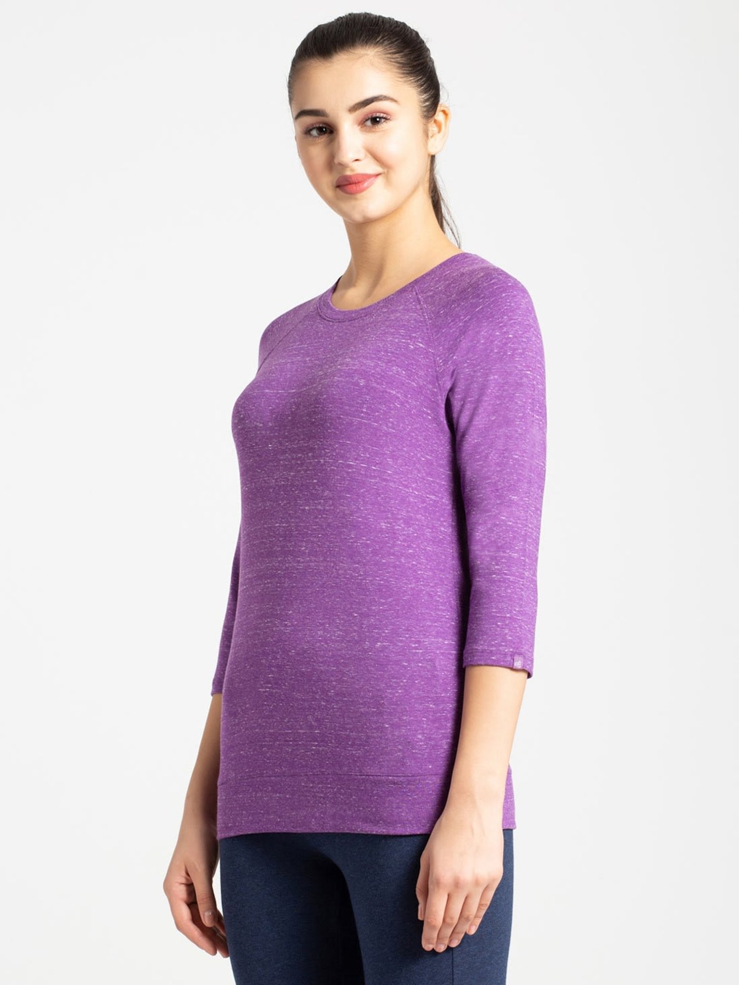 Jockey Purple Textured AW14 T-Shirt