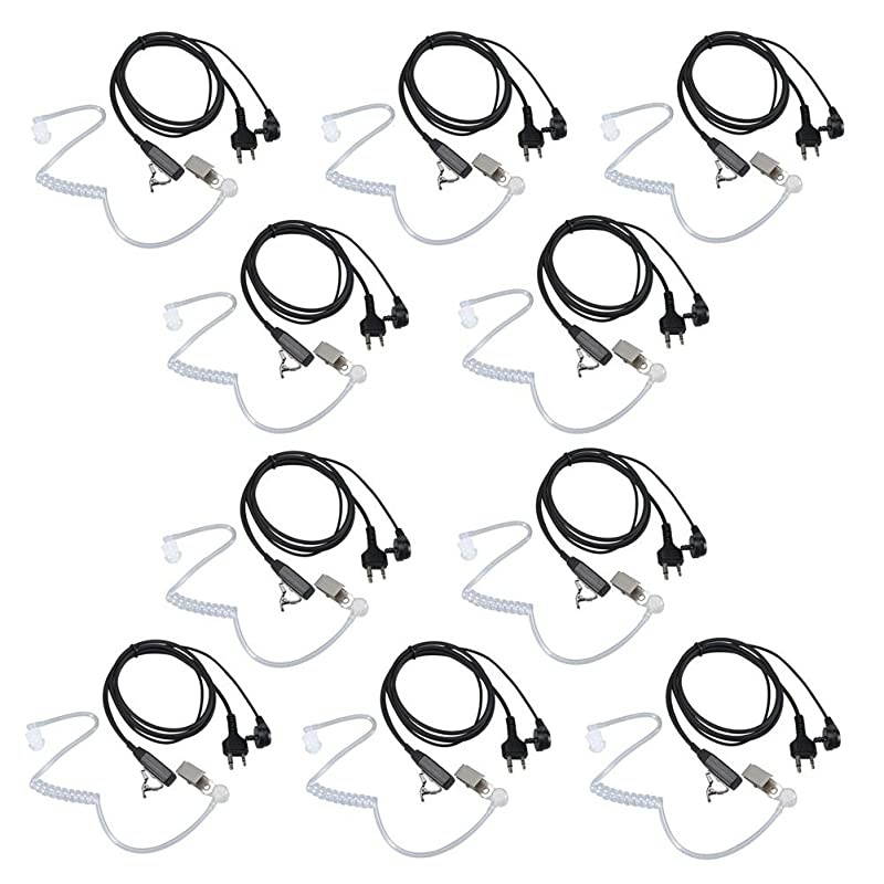 Talkie Earpiece for Midland with Mic Security Headsets for GXT1000VP4 LXT600VP3 GXT1050VP4 GXT1000XB 10 Pack