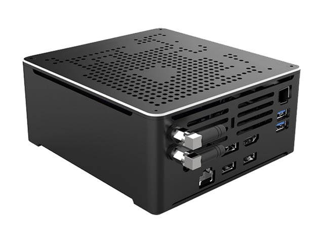 4K Mini PC,Desktop Computer,Intel Core I9 8950H,Windows 10 Pro/Linux,(Black),[HUNSN BY02],[4USB3.0/2USB2.0/2LAN/BT4.0/1DP1.2/1HDMI2.0/1TYPE-C/WiFI],(8G RAM/512G SSD)