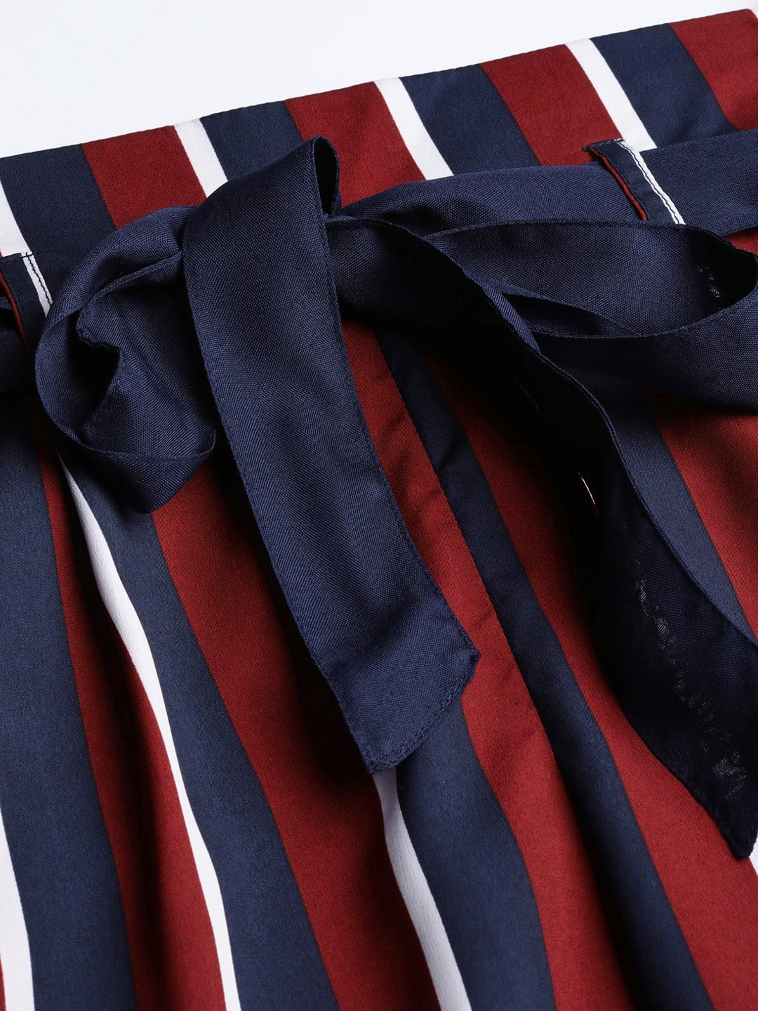 Style Quotient Red Regular Fit Drawstring Trousers