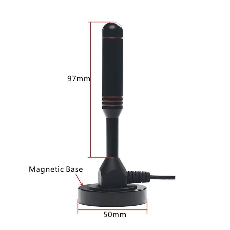 Radio Antenna for Jeep Wrangler 13-inch Flexible Metal Car Radio Antenna for 2007 to 2020 Jeep Wrangler JK JKU JL JLU Sahara Rubicon 2 4 Door Gladiator