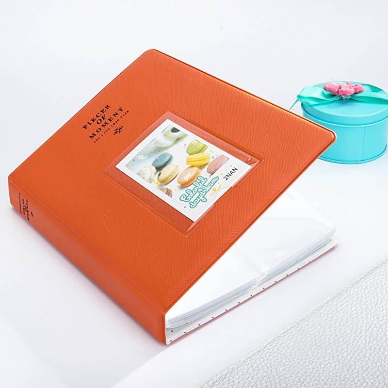Compatible128 Pockets Photo Album for Films of Fujifilm Instax Mini 9 8 8+ 70 7s 25 50s 90, Polaroid Z2300, Polaroid PIC-300P (Blue)
