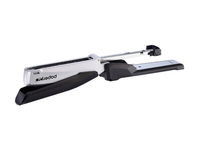 PaperPro 1118 inPOWER+ 28 Premium Desktop Stapler 28 Sheets Capacity - 210 Staple Capacity - Full Strip - 1/4" Staple Size - Blue, Silver