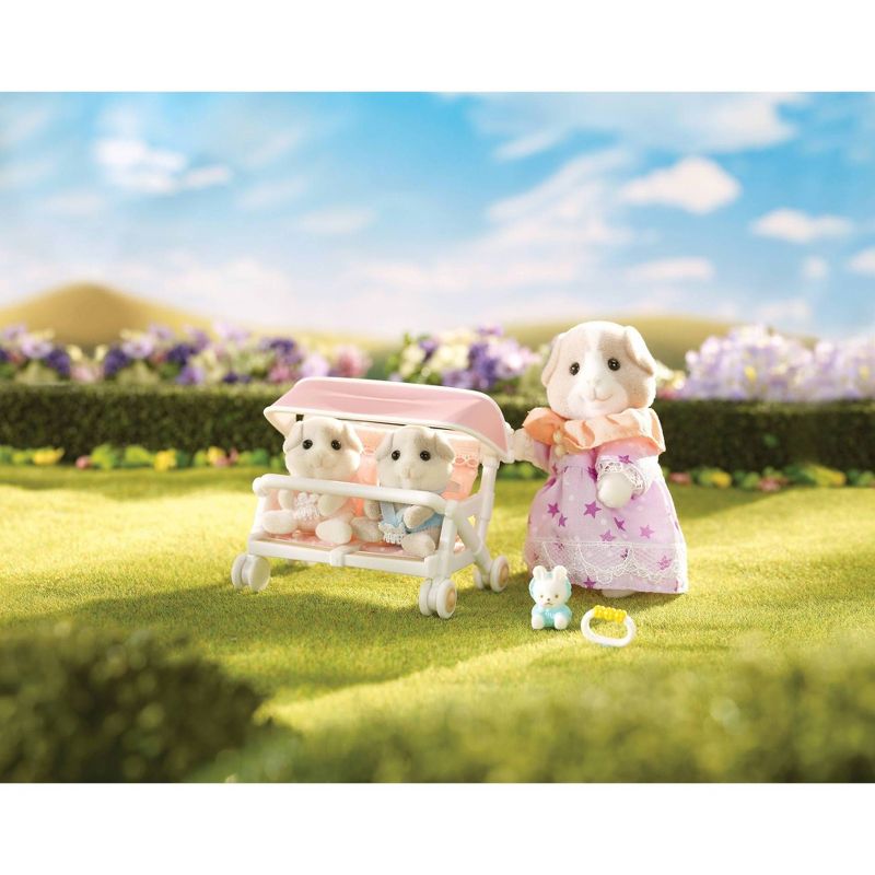 Calico Critters Patty & Paden's Double Stroller