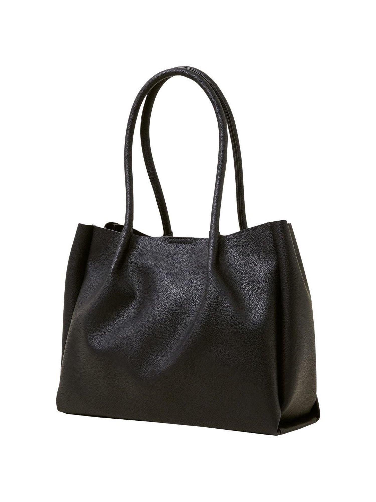 Accessorize London Black Solid Shoulder Handbag