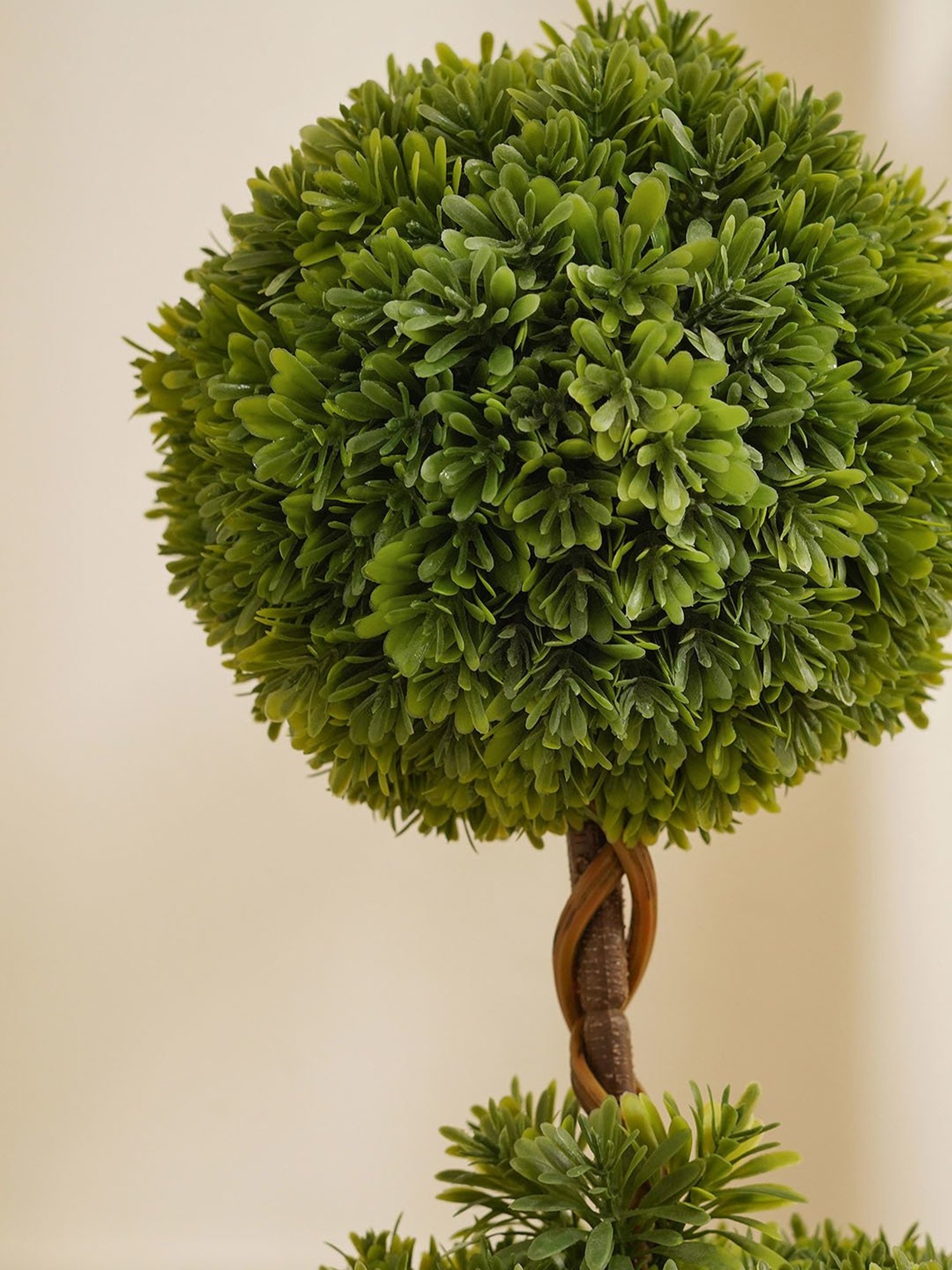 Pure Home and Living Green Plastic Potted Plants