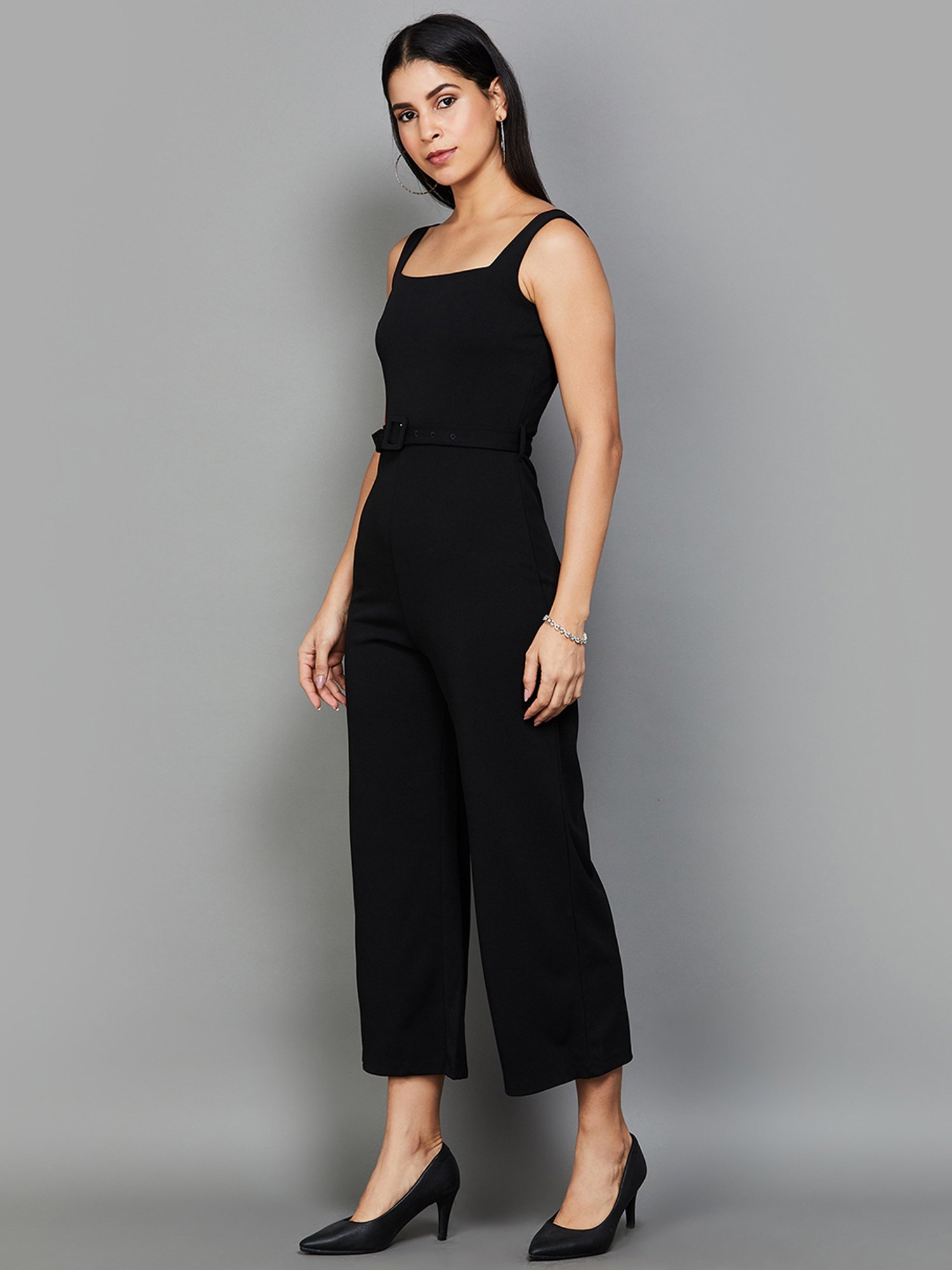 Code by Lifestyle Black Sleeveless Jumpsuit