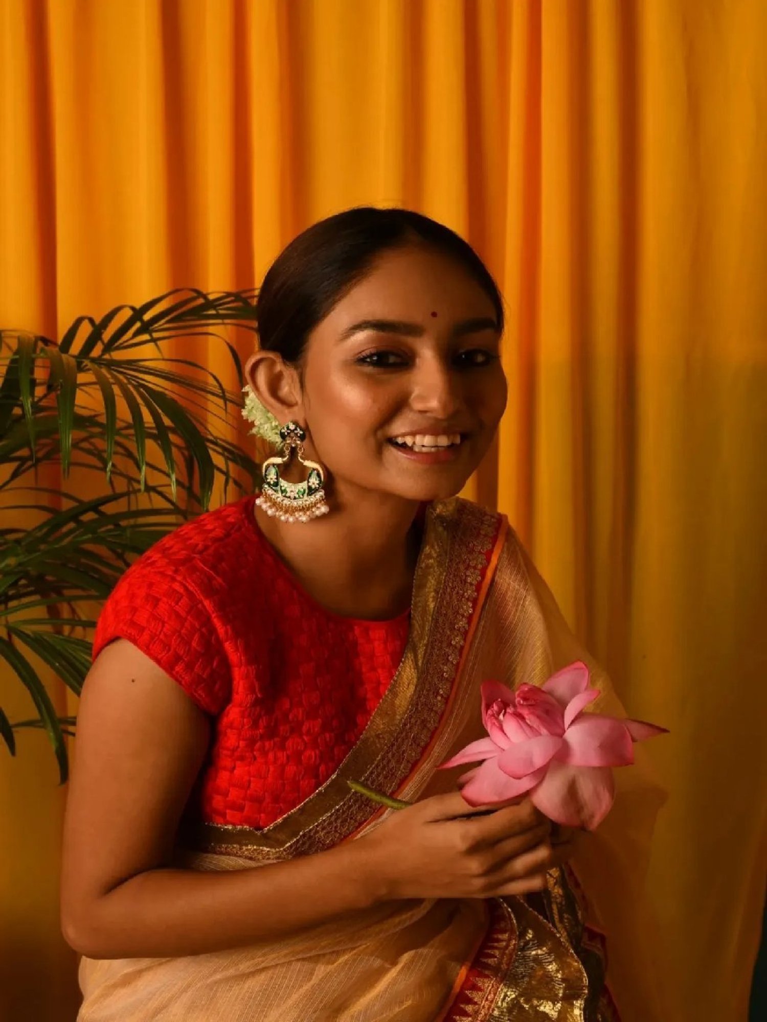 Jewelz Wedding and Fastive Season Chand Bali Earrings for womens & Girls