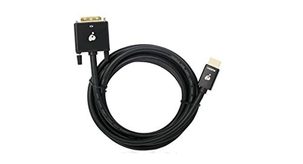 IOGEAR 4K - 30Hz HDMI to DVI-D Converter Cable, GHDDVIC4K3, 3.3 Feet