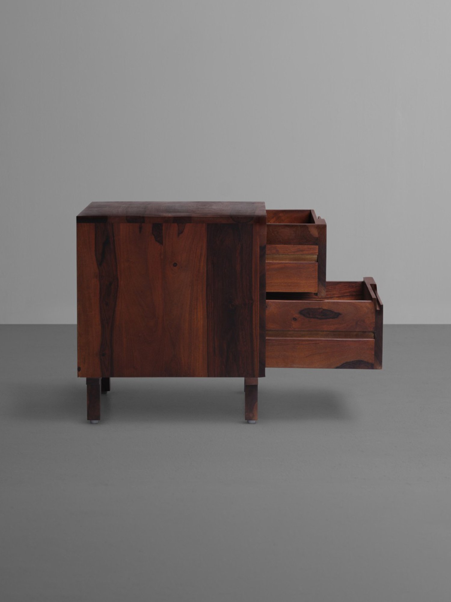 Sleepyhead Mate Brown Sheesham Wood Bedside Table