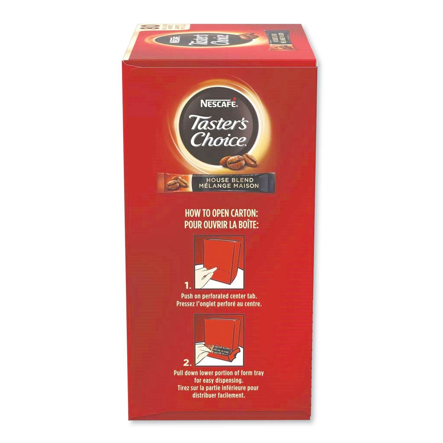 Nescafe 15782 Premium Instant-Coffee Single-Serve Sticks, Original Blend, .06oz, 80/Box