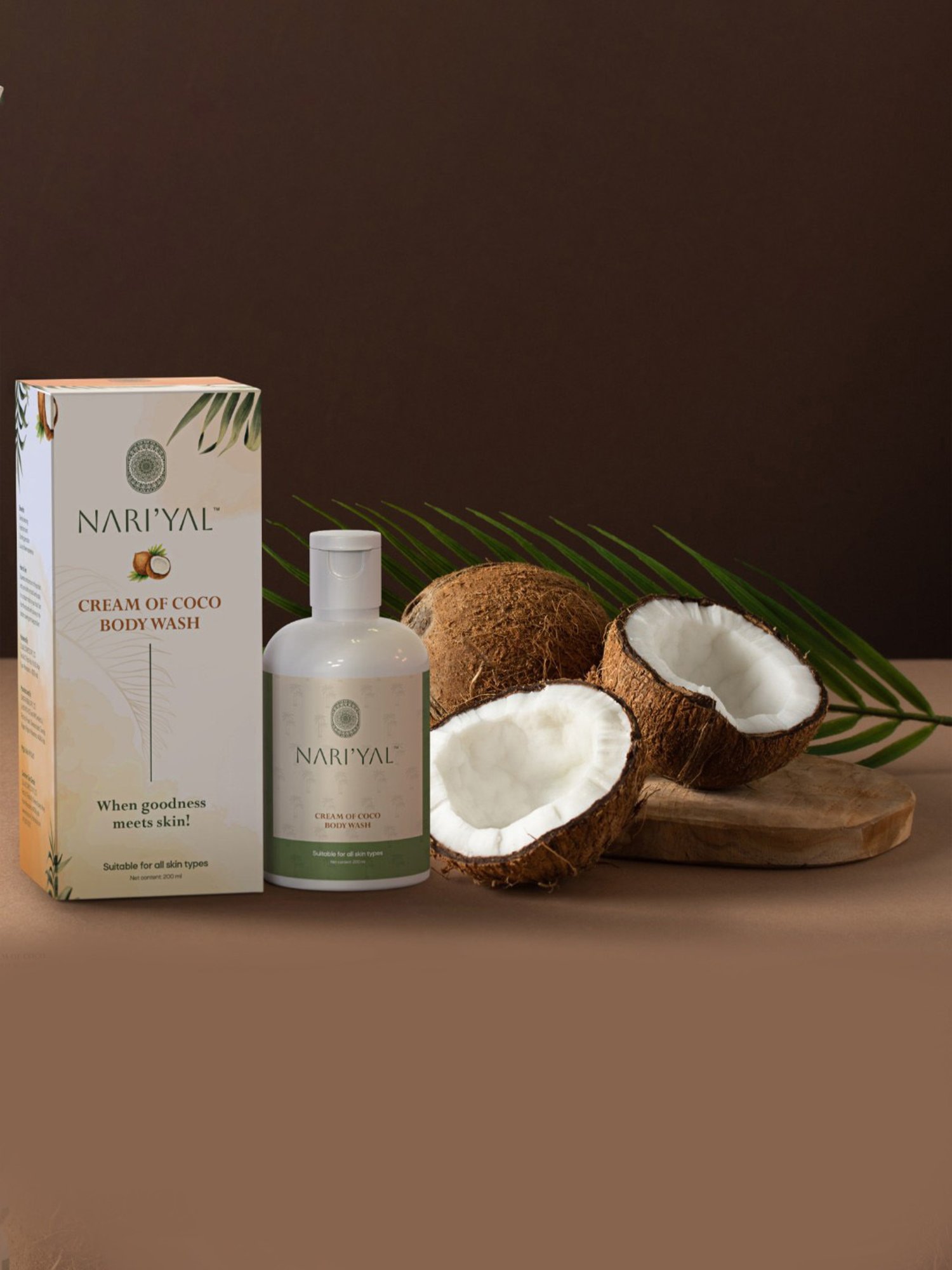 NARI'YAL Cream Of Coco Body Wash - 200 ml