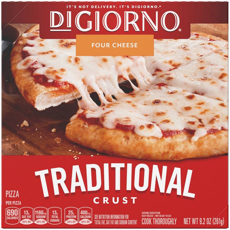 DiGiorno Cheese Stuffed Crust Three Meat Frozen Pizza - 9.2oz