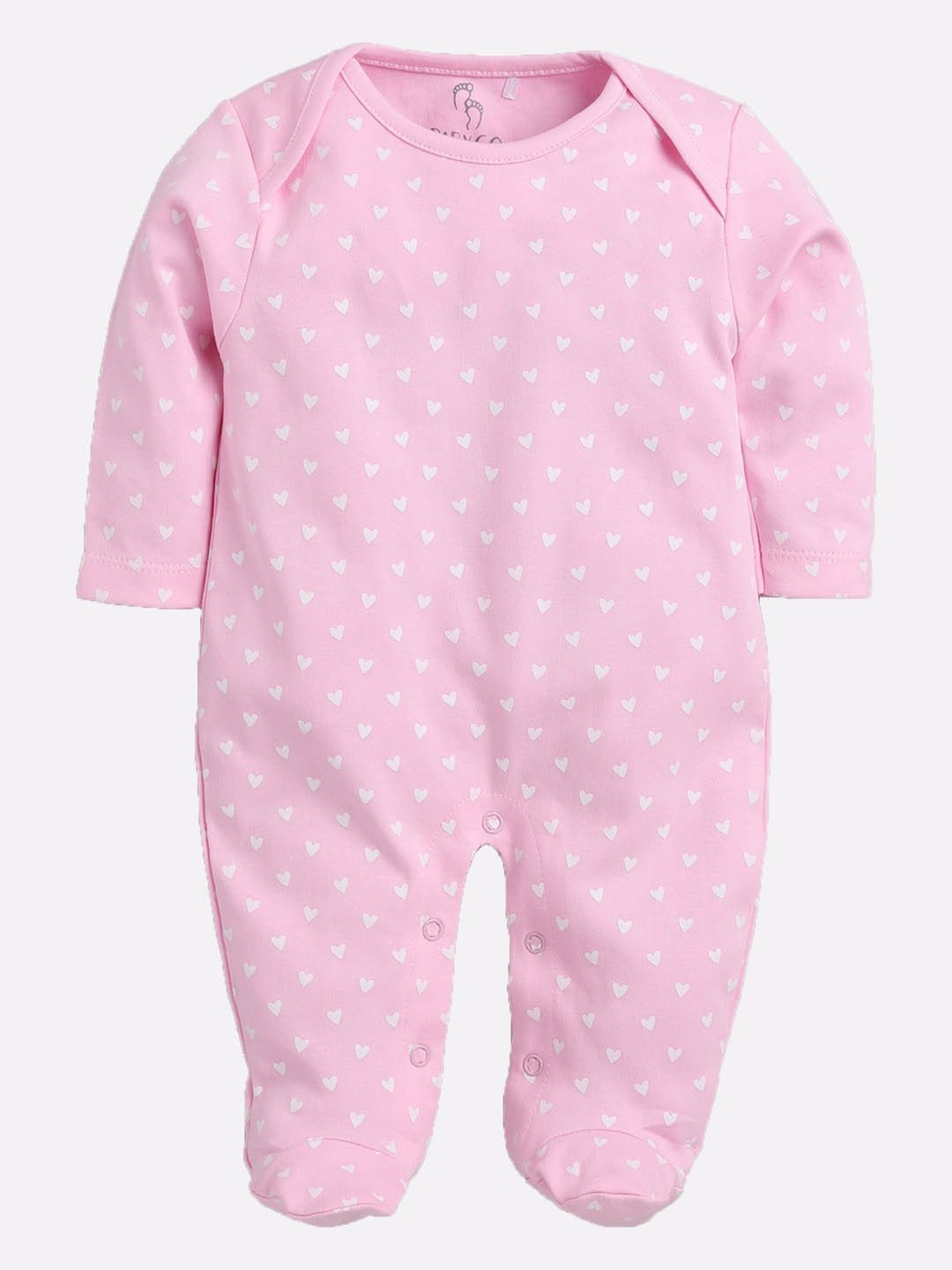 Baby Go Kids Pink & Blue Printed Rompers (Pack Of 2)