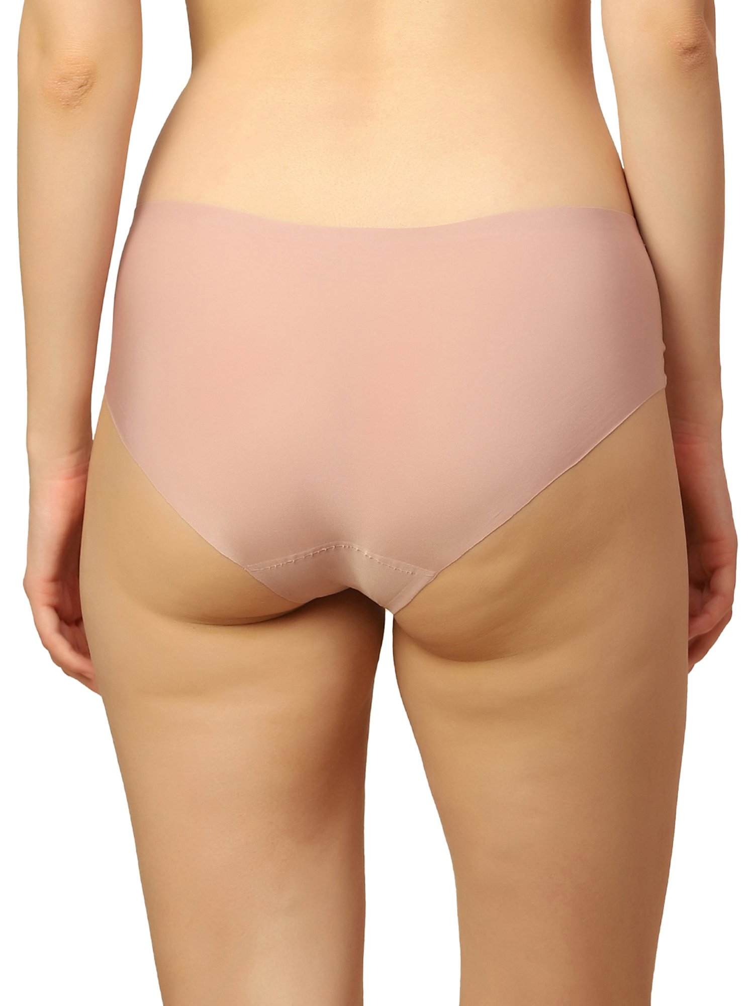 Triumph Beige & Brown Plain Hipster Panties - Pack Of 2