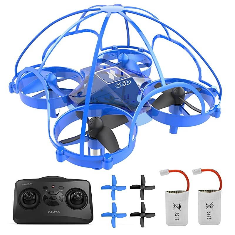 Mini Drone RC Nano Quadcopter Best Drone for Kids and Beginners RC Helicopter Plane with Auto Hovering 3D Flip Headless Mode and Extra Batteries Toys for Boys and Girls