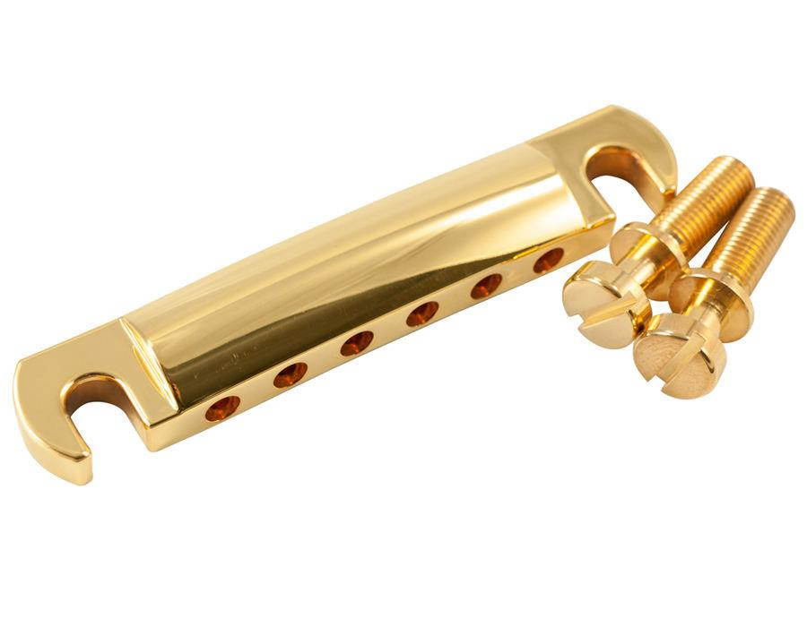 Kluson USA Made Standard Stop Tailpiece Zinc, Gold KLP-1132G