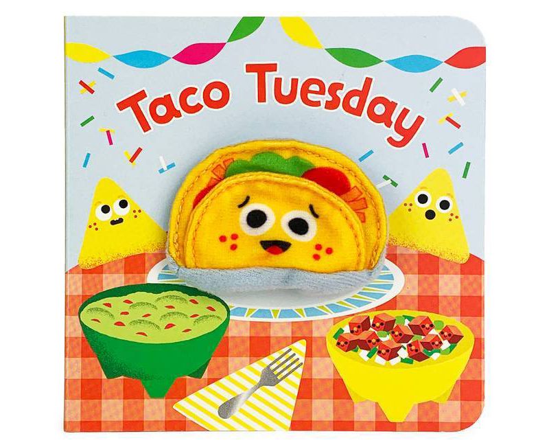 Taco Tuesday - (Finger Puppet Book) by Brick Puffington (Board Book)