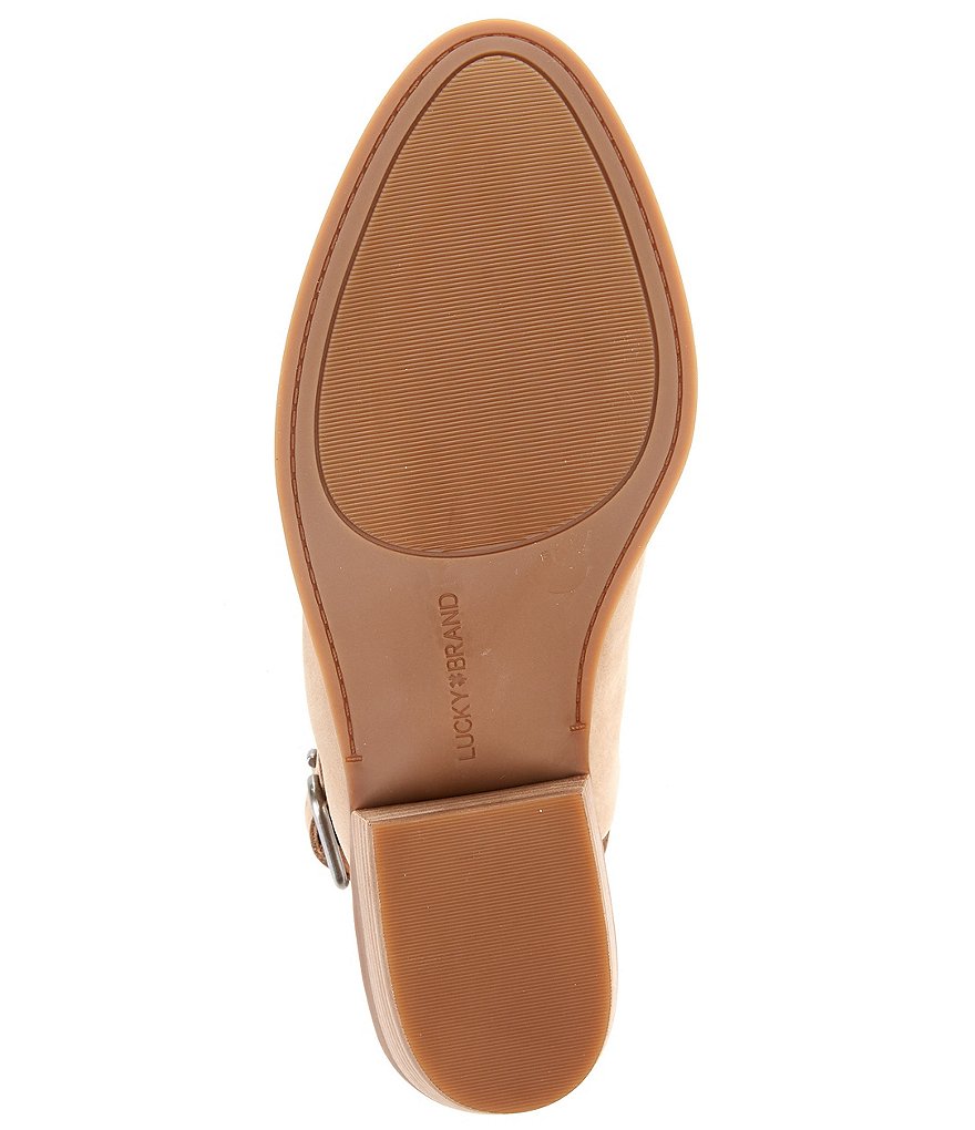 Lucky Brand Farryn Nubuck Slingback Low Heel Shooties