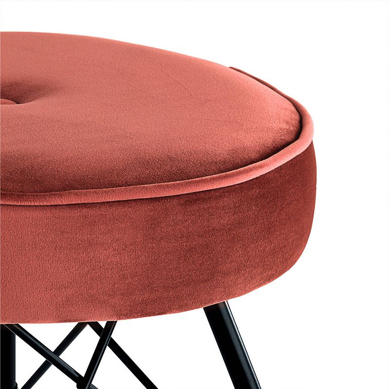 2pc Avery Stool Set Red - Adore Decor