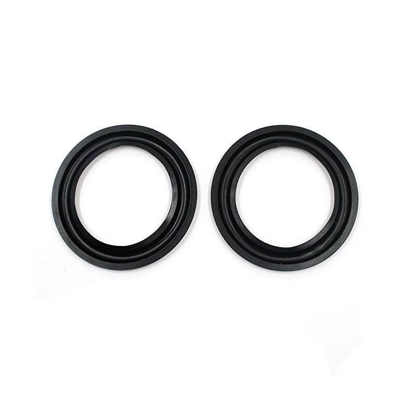 Foam Speaker Surround Repair Rubber Foam Speaker Repair Kit 5 in Black Set of 2
