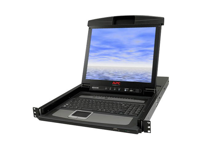 APC AP5816 Rackmount LCD Console with Integrated KVM Switch