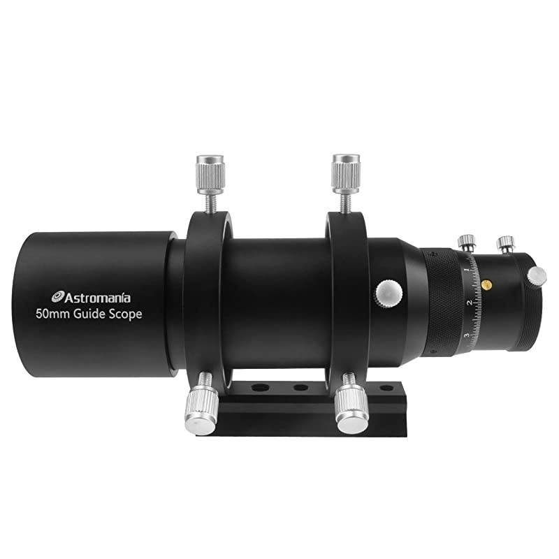 50mm Compact Deluxe Finder Guidescope Kit with 125 Double Helical Focuser Guiding with The MiniGuide Scope So Astrophotography is Easier and Less Equipment