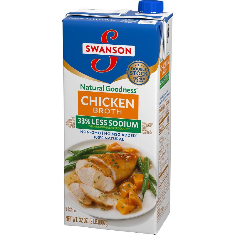 Swanson Natural Goodness Chicken Broth Carton - 32oz