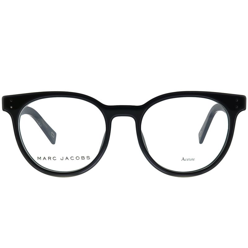 Marc Jacobs Marc 126 807 Unisex Oval Eyeglasses Black 49mm