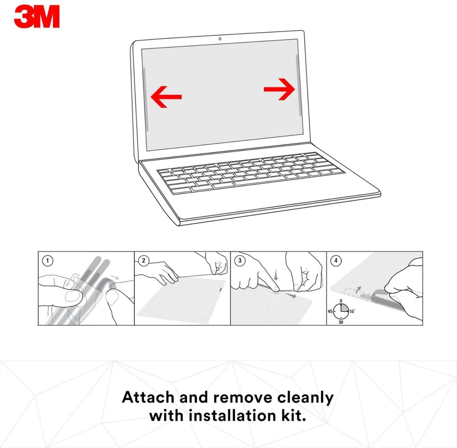 3M Privacy Filter for 12.5" Edge-to-Edge Widescreen Laptop (PF125W9E)