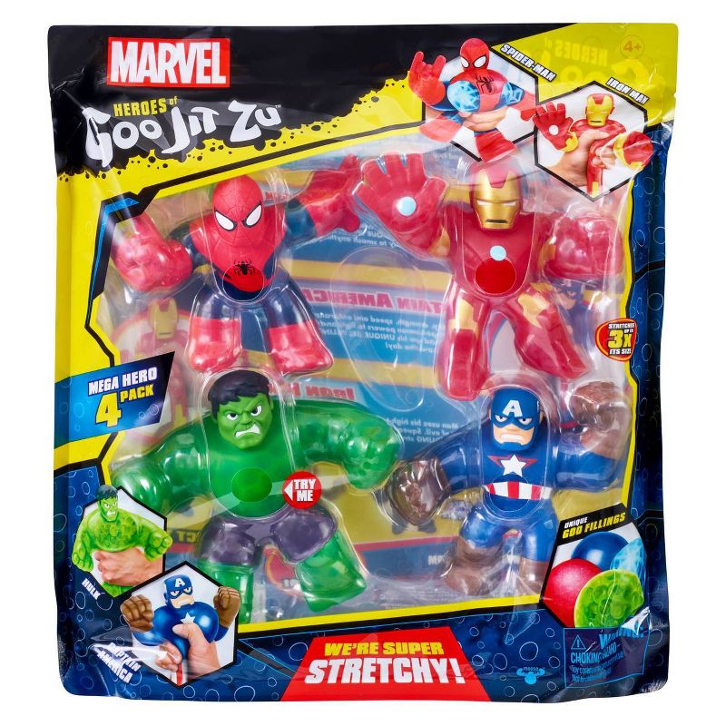 Heroes of Goo Jit Zu Marvel Hero 4-Pack