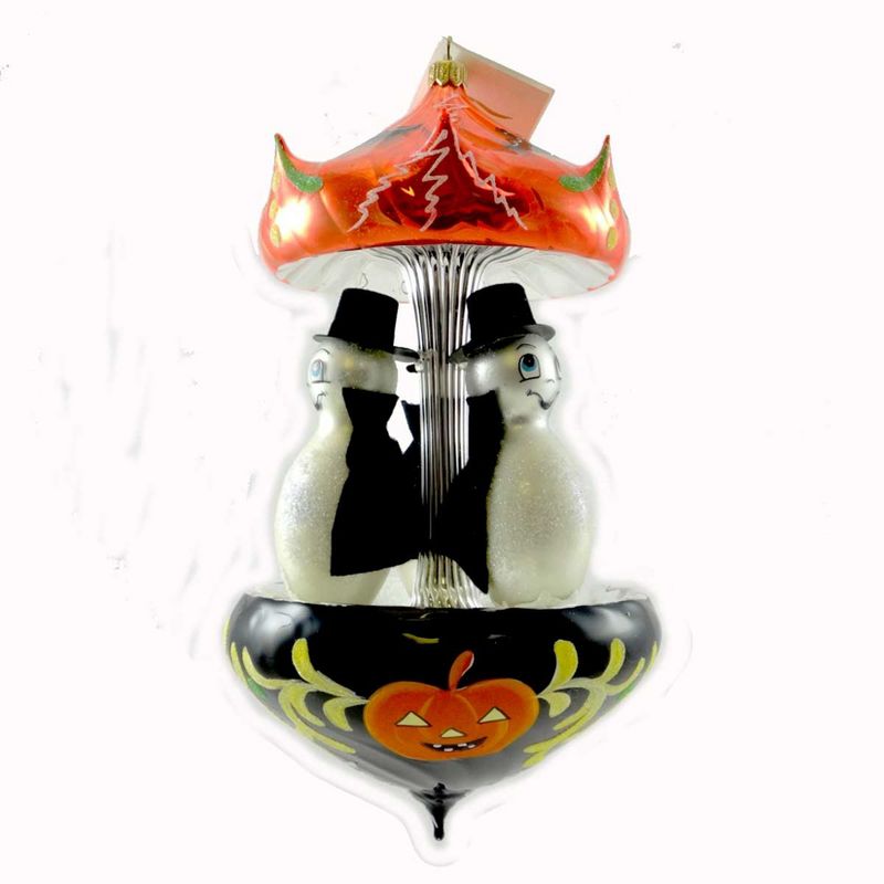 Laved Italian Ornaments Dracula Ghost Carousel Halloween Pumpkins  -  Tree Ornaments