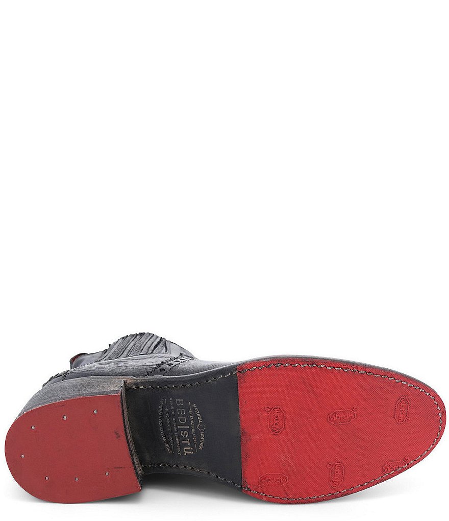 Bed Stu Ellice Leather Chelsea Block Heel Booties