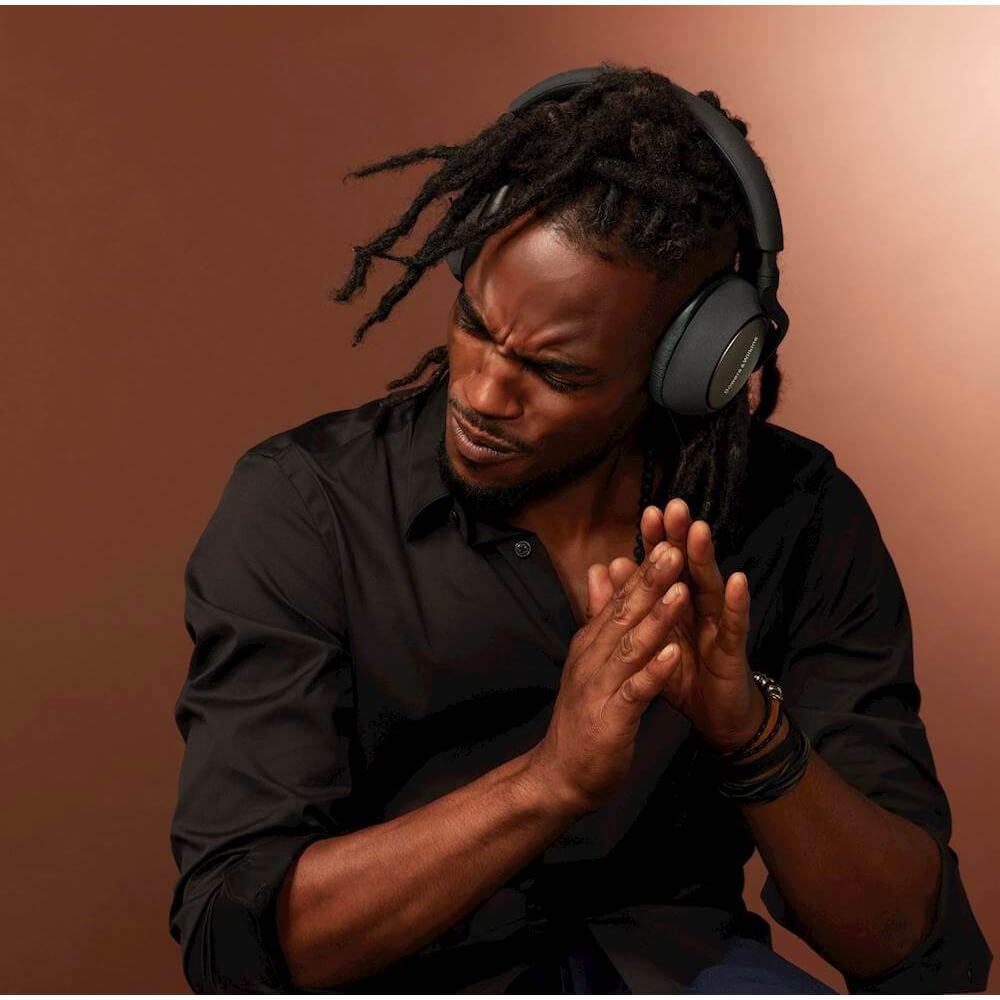 Bowers & Wilkins PX7GRY Over-Ear Noise Canceling Wireless Headphones - Space Gray