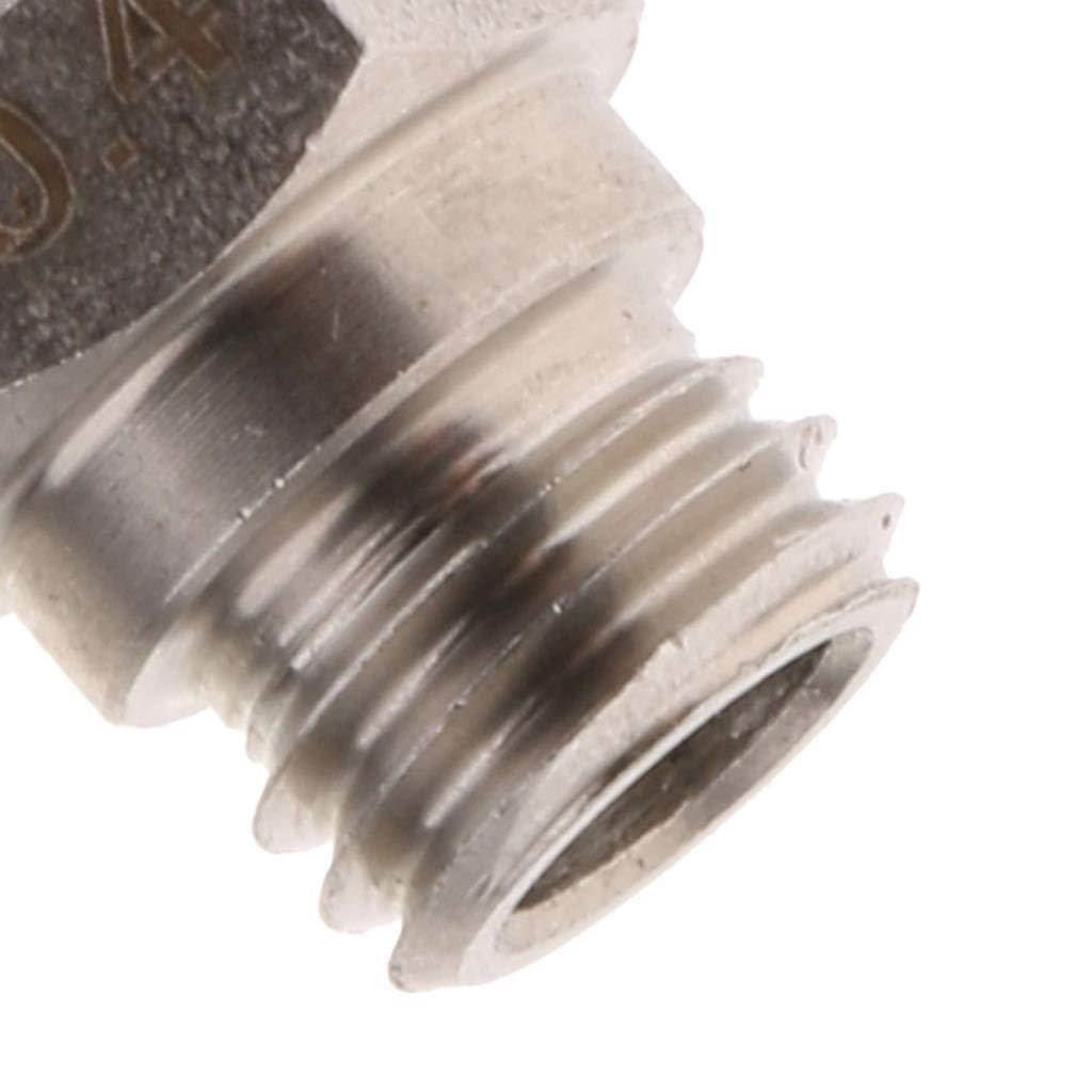3D Printer Wear-Resistant Nozzle 0.4mm M7 Screw Thread Extruder Print Head