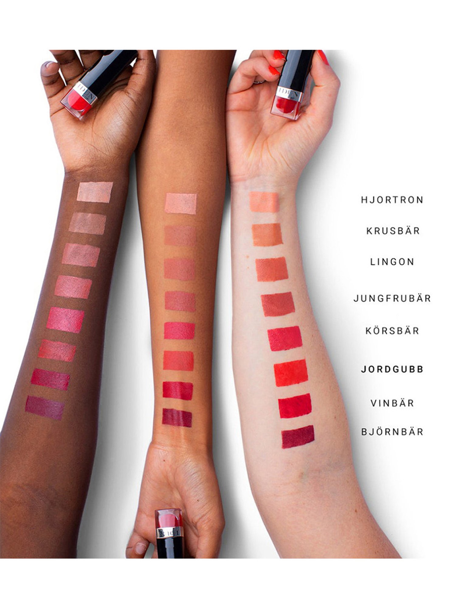 Idun Minerals Matte Lipstick Jordgubb - 4 gm