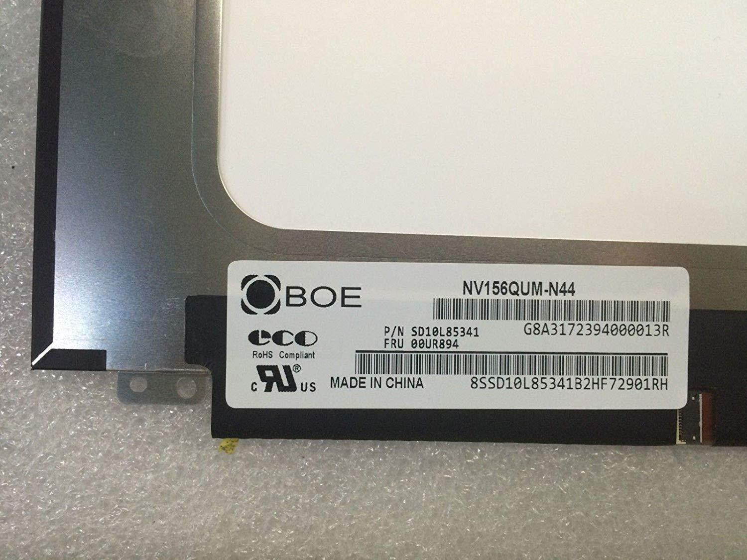 15.6" 3840x2160 UHD 4K 40pin edp LED LCD Screen NV156QUM-N44 for Lenovo ThinkPad T580 P52S FRU 00UR894