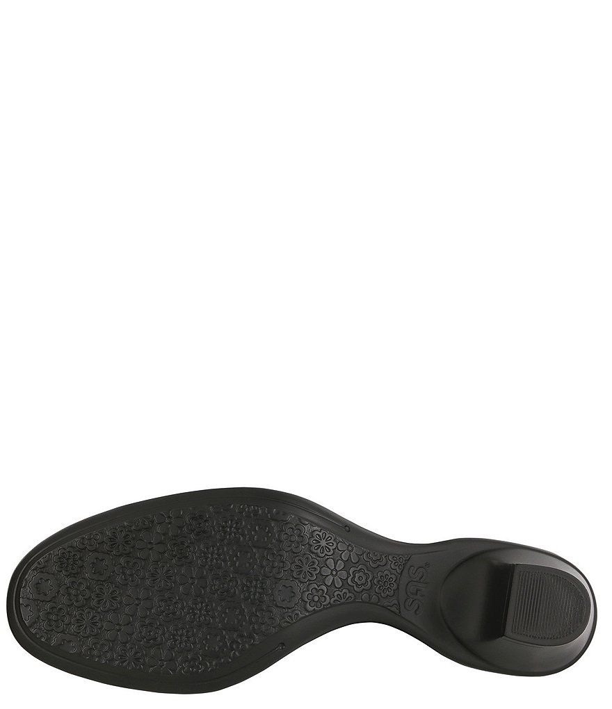 Sas Isabel Leather Block Heel Mary Jane Pumps