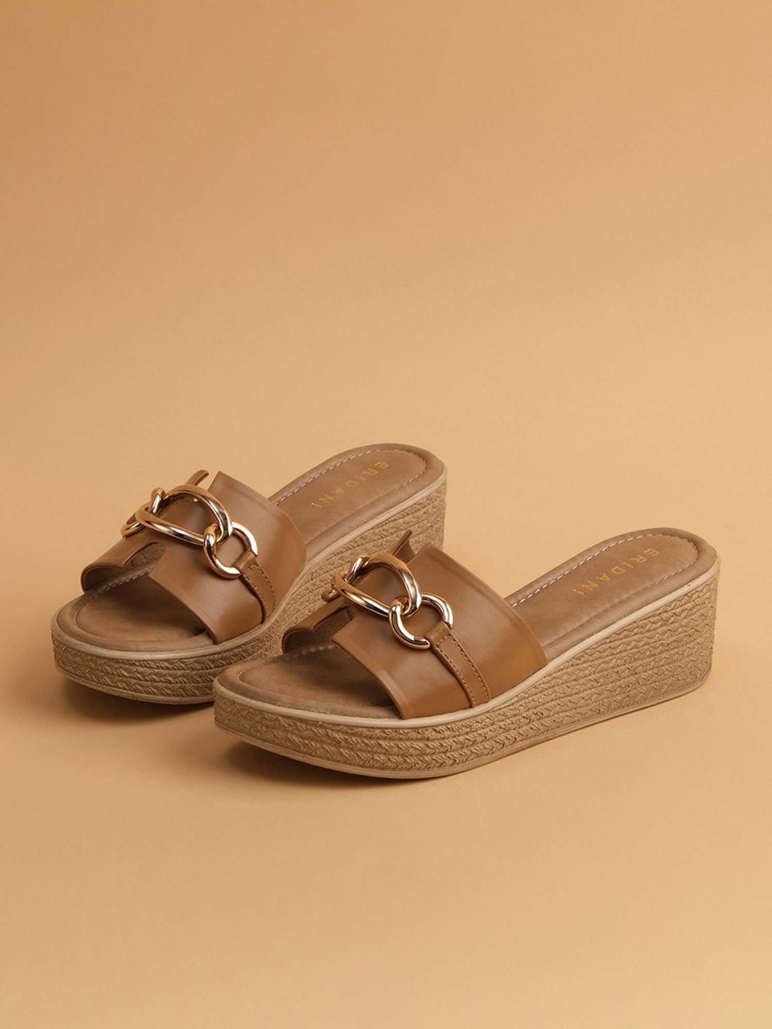 Eridani Women's Ciara Beige Wedges