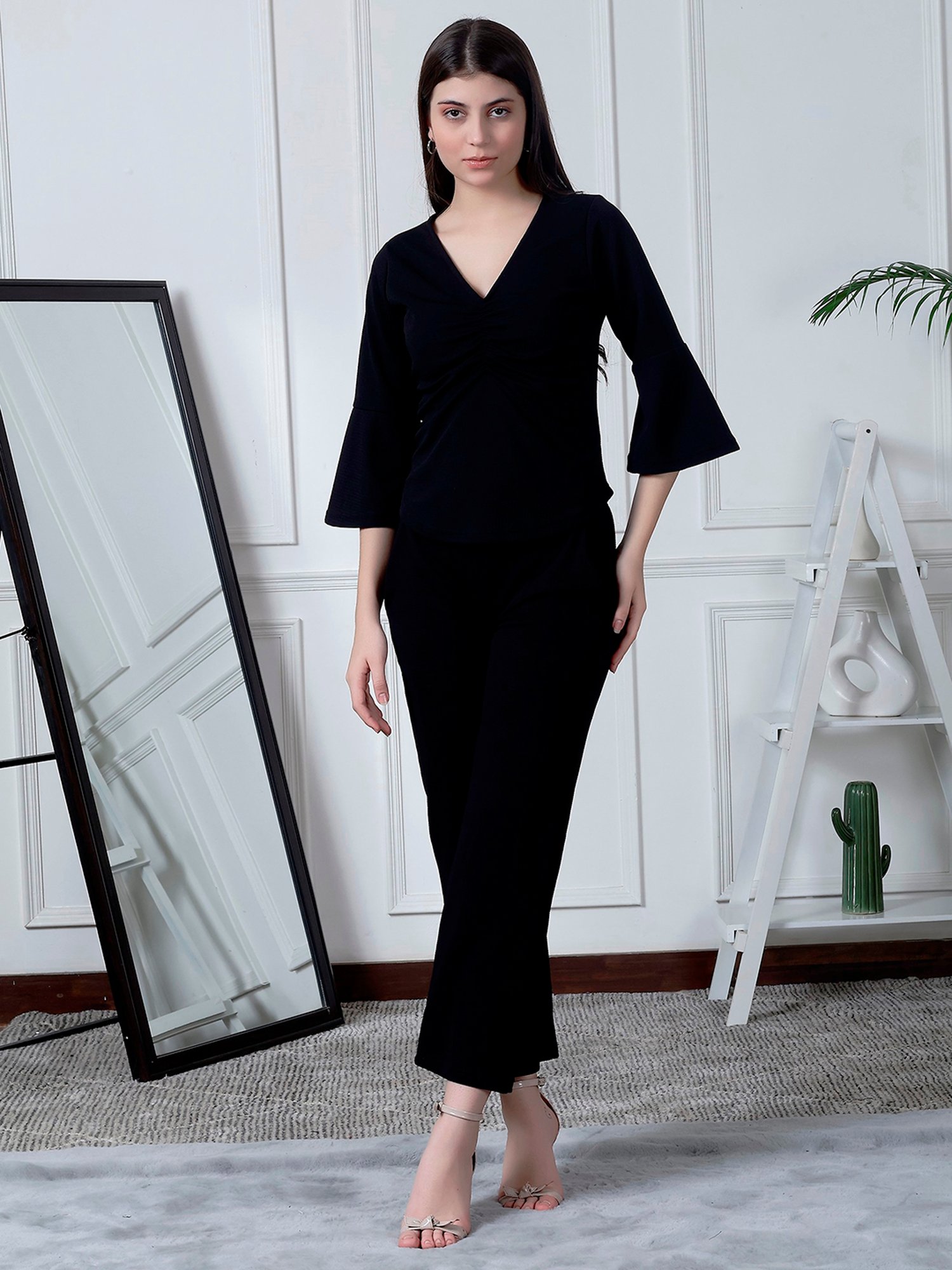 NEUDIS Black Maxi Co-Ord Set