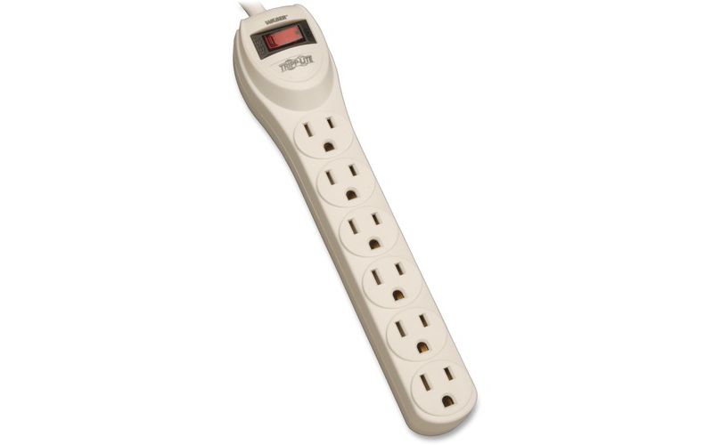 Tripp Lite Waber Industrial Power Strip 6 Outlets 5-15R 4' Cord 15 Amp - NEMA 5-15P - 6 x NEMA 5-15R - 4 ft Cord - 15 A Current - 120 V AC Voltage