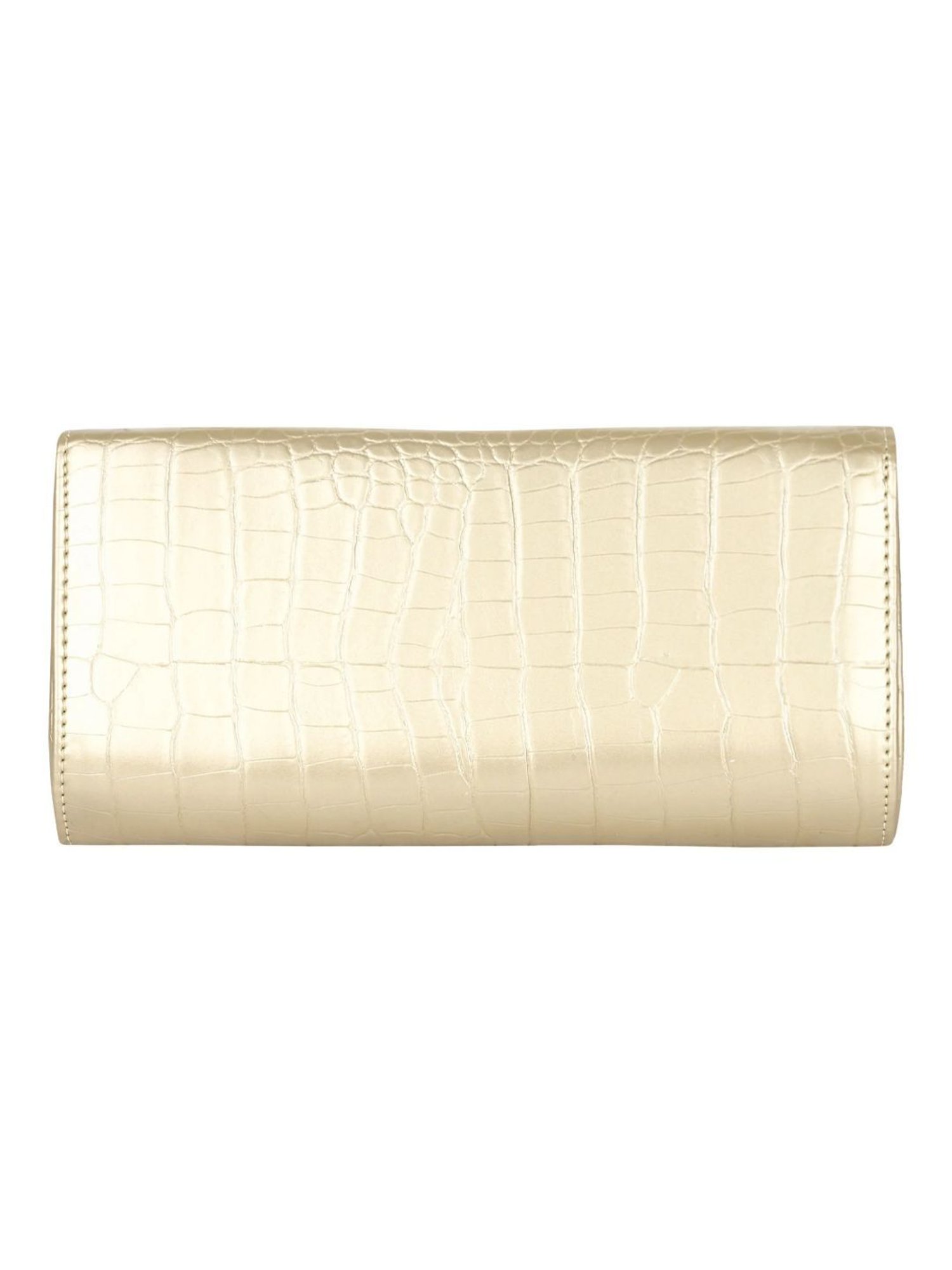 Lino Perros Golden Textured Medium Wallet for Women