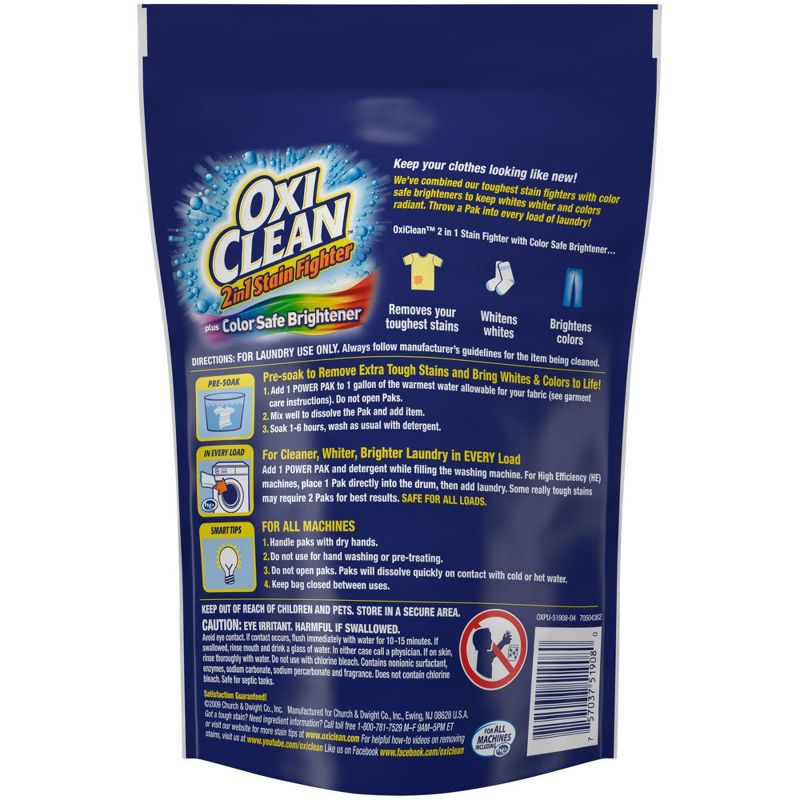 OxiClean Color Boost Color Brightener plus Stain Remover Power Packs - 26ct