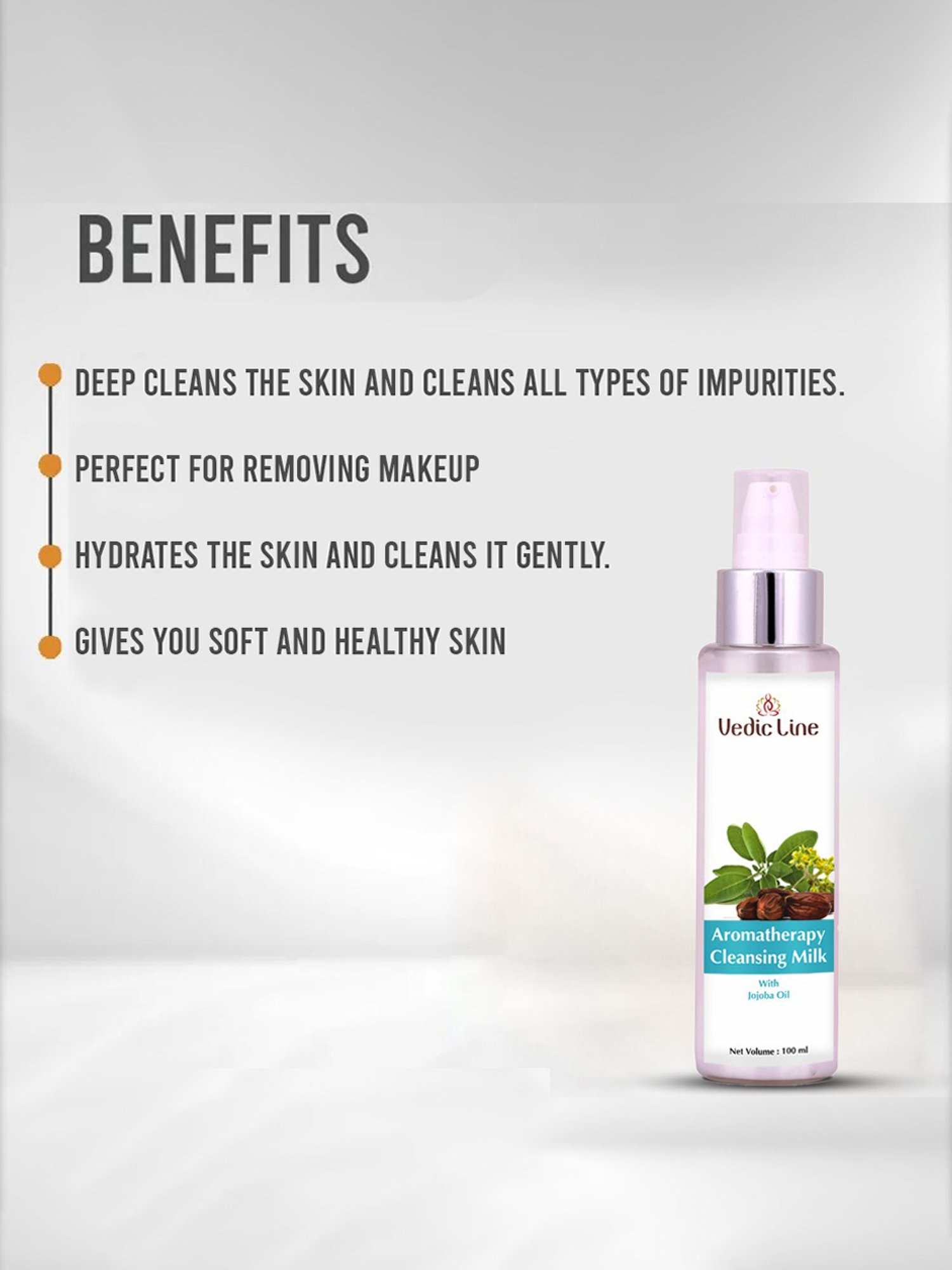 VEDIC LINE Aromatherapy Cleansing Milk - 100 ml